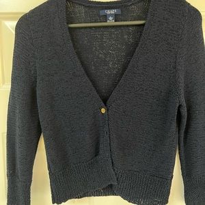 Chap’s navy blue children’s cardigan size large